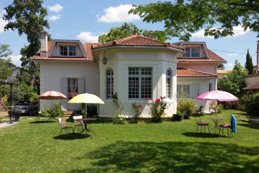 La villa Glen-Tara côté jardin