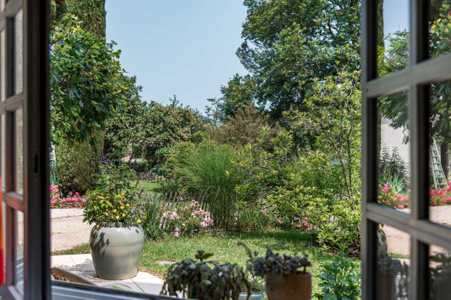 vue of the garden juin 2025