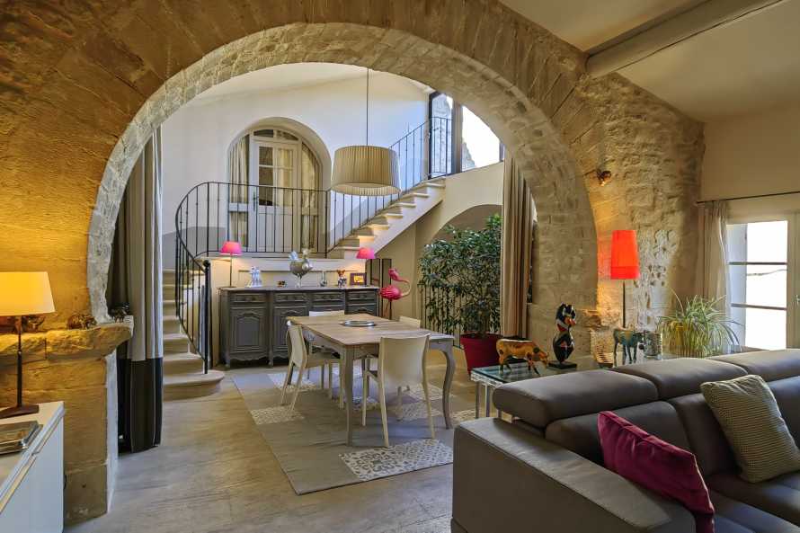 Le Prieuré la Madelène Malaucène Salon Salle à manger