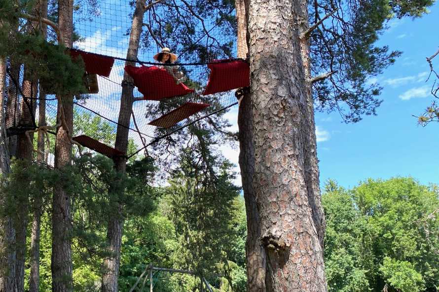 Il soggiorno tra gli alberi
